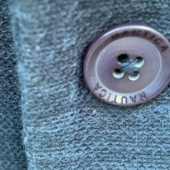 Nautica medium navy cotton/linen blazer!!